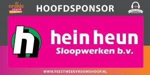 Hein Heun hoofsponsor feestweek Vroomshoop 2019