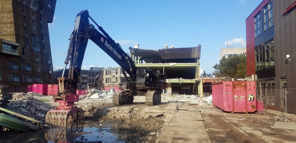 Hein Heun Sloopwerken B.V. - Demontage Hanzehogeschool Groningen