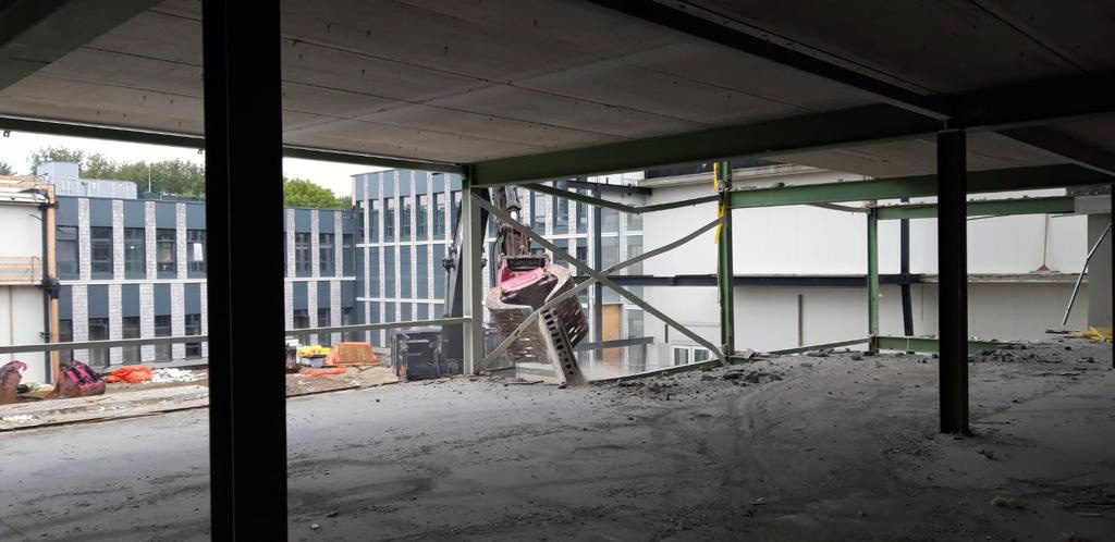 Hein Heun Sloopwerken B.V. - Demontage Hanzehogeschool Groningen
