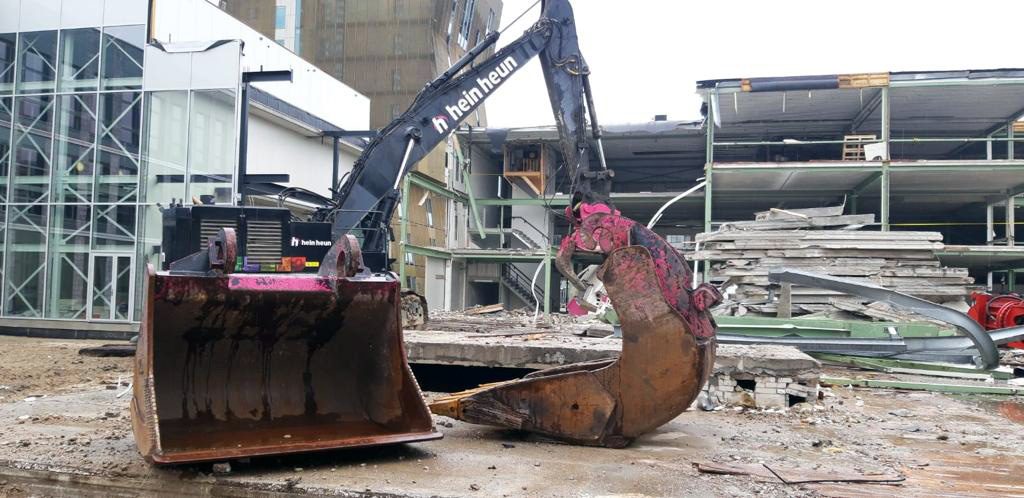 Hein Heun Sloopwerken B.V. - Demontage Hanzehogeschool Groningen