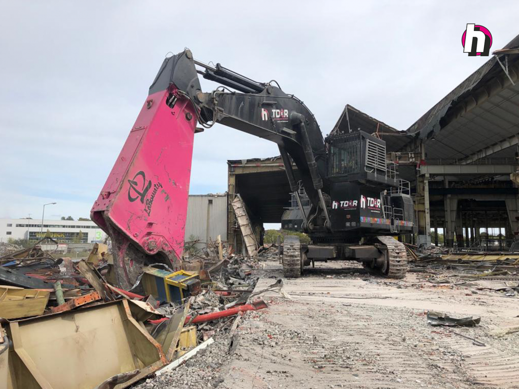 Specialistisch slopen industrieterrein Duitsland