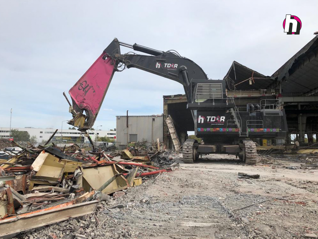 Specialistisch slopen industrieterrein Duitsland