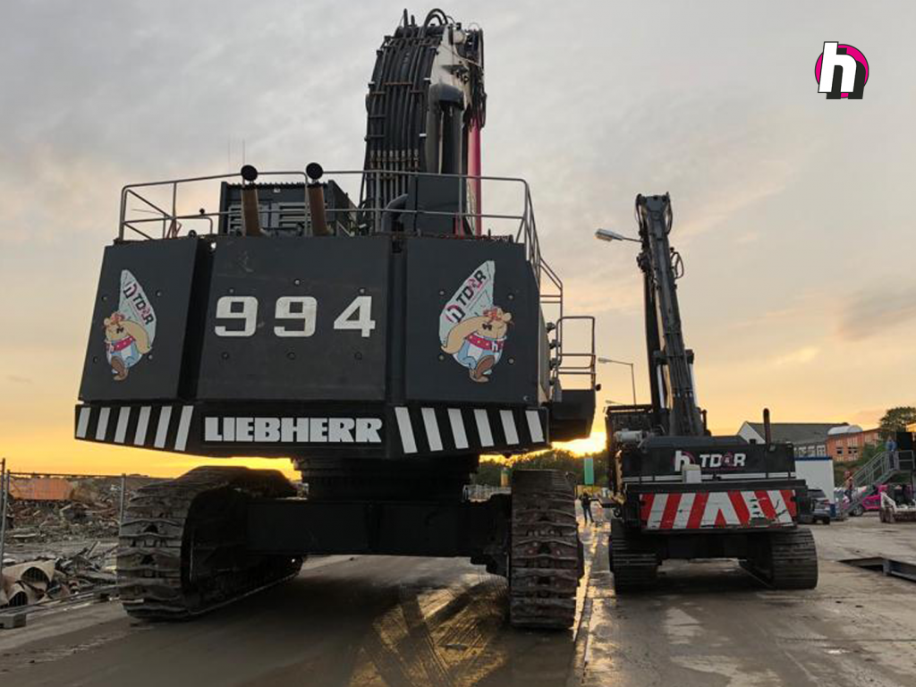 Specialistisch slopen industrieterrein Duitsland
