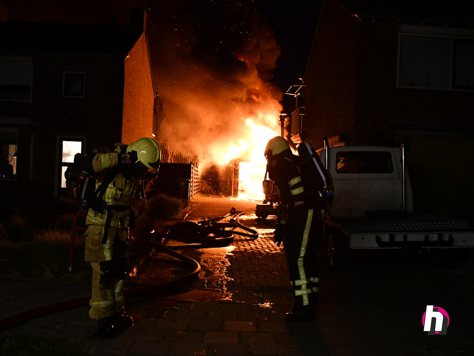 Hein Heun - Schuurbrand Vroomshoop