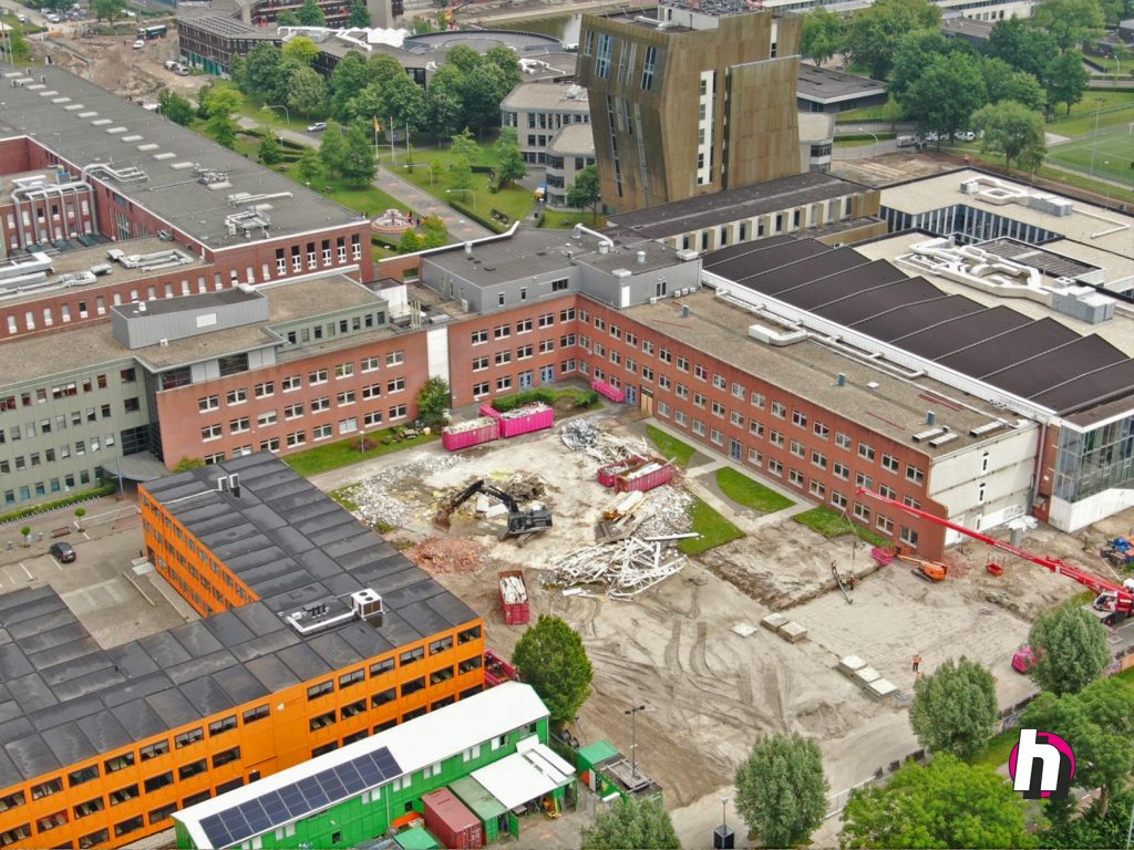 Hein Heun - Op vakkundige wijze slopen van bestaande gebouwen op de Zernike Campus in Groningen
