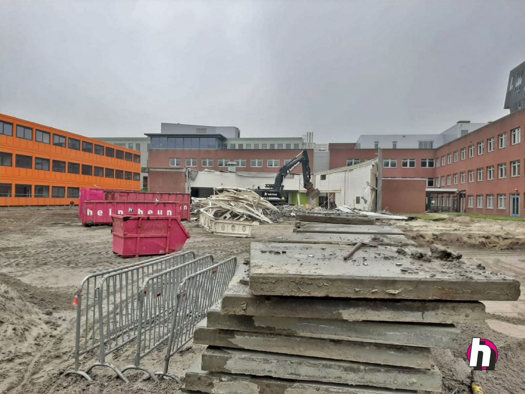 Hein Heun - Op vakkundige wijze slopen van bestaande gebouwen op de Zernike Campus in Groningen