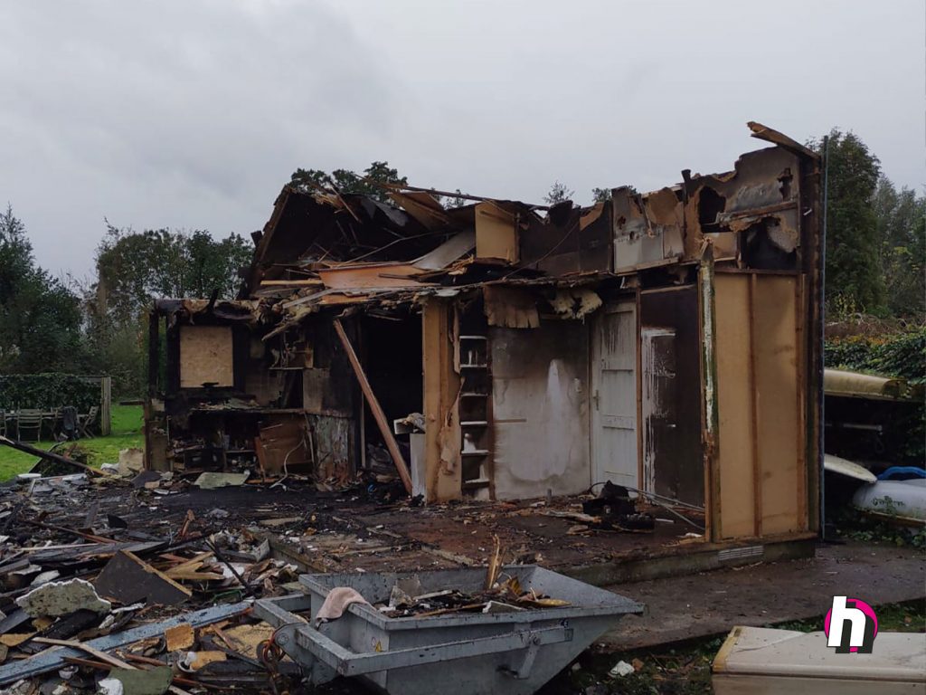 Hein Heun - Brandschade Reeuwijkse plassen