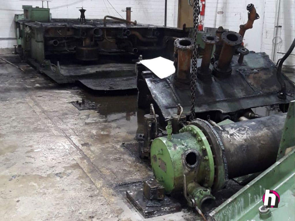 Hein Heun - Electriciteitsturbine amoveren en betonblok zagen
