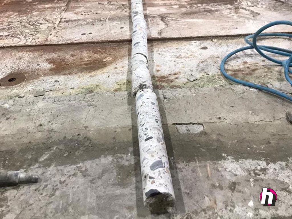 Hein Heun - Electriciteitsturbine amoveren en betonblok zagen