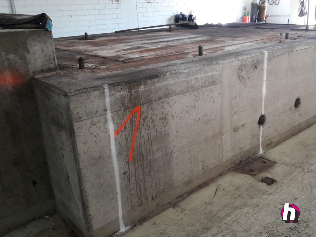 Hein Heun - Electriciteitsturbine amoveren en betonblok zagen
